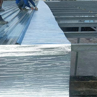 Rouleau d'isolation thermique en aluminium réfléchissant à 95-97% ignifuge avec bulles de PE pour bâtiments métalliques