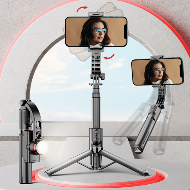 L19S Single-Axis Gimbal Stabilizer, Anti-Shake for Smartphones, Portable Design, Perfect for TikTok Vlog YouTube Video Creation