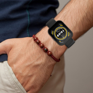 Bracelet en silicone respirant et étanche Forwelleny avec boucle ardillon pour montre connectée Huami Bip <span class=keywords><strong>5</strong></span> – Tailles 20 mm/22 mm - Product Image 5