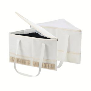 Rigid Hanger Organizer Bags with Lid Triangle Hanger <b>Storage</b> Organizers for Closet Laundry Room - Product Image 1