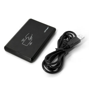 เครื่องอ่านบัตร RFID แบบไร้สัมผัส เครื่องอ่านบัตรสมาร์ทการ์ด NFC แบบ USB วัสดุ ABS ระบบควบคุมการเข้าออกประตู ระยะอ่าน 5~10 ซม. - Product Image 5
