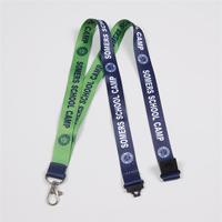 CH Wholesale Sublimation Printing Polyester Lanyards With Logo Custom Certification Keychain OEM ODM ECO Promotion Event Gifts
