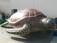 Ballon réaliste personnalisé de tortue de mer de modèle d'animal de mer de tortue marine d'affichage de la publicité d'événement extérieur mignon