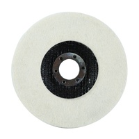 Disque de polissage en feutre de meulage angulaire noir de 100 mm