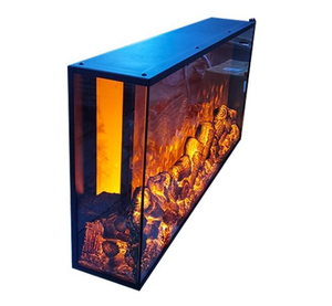 Chimenea Eléctrica Empotrada <span class=keywords><strong>de</strong></span> <span class=keywords><strong>Pared</strong></span> Grande, Chimenea Eléctrica Inteligente con Control por Aplicación y Múltiples Llamas para Hogar y Hotel - Product Image 4