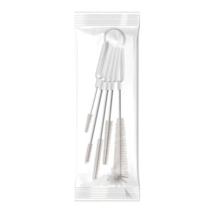 New Straw <b>Brush</b> Set Stainless Steel Long <b>Bottle</b> Fine <b>Brush</b> Multifunctional Nipple Nylon <b>Brush</b> Spout Cleaning <b>Brush</b> - Product Image 6