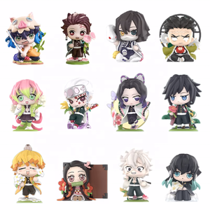 POPMART Demon Slayer Birth Flower Series caja ciega juguetes caja sorpresa figura <span class=keywords><strong>de</strong></span> acción lindo modelo <span class=keywords><strong>de</strong></span> dibujos animados decoración del hogar muñecas <span class=keywords><strong>de</strong></span> escritorio - Product Image 6