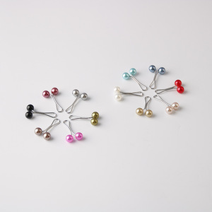 Dernière conception prix d'usine de gros perle U broche Clip <span class=keywords><strong>pour</strong></span> musulman <span class=keywords><strong>Hijab</strong></span> écharpe - Product Image 6