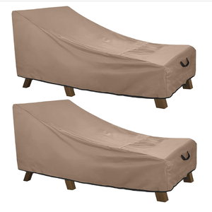 Oem extérieur résistant à la pluie et à la poussière fabricants Direct extérieur <span class=keywords><strong>jardin</strong></span> imperméable Chaise Longue <span class=keywords><strong>housse</strong></span> de meubles - Product Image 3