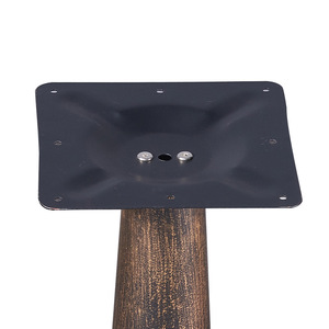 Metal <b>Table</b> <b>Leg</b> Square Industrial Design Durable Restaurant <b>Table</b> Support Antique Finish - Product Image 2