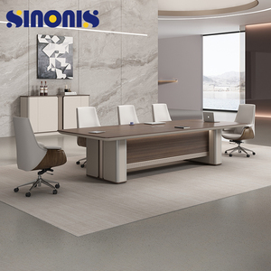Sinonis CEO Wooden Convertible Modular Extendable Modern Luxury Executive Office Desk for Home & Hotel Use - Product Image 5