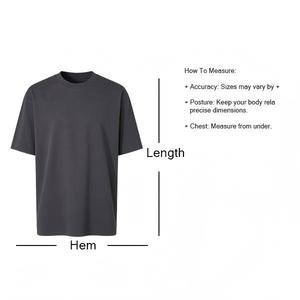 Camisetas de Cuello Redondo para Hombre, Personalizables con Logotipo, Corte Regular, 100% Algodón, 260 g/m², Gruesas, Suaves, Transpirables, Tallas Grandes - Product Image 6