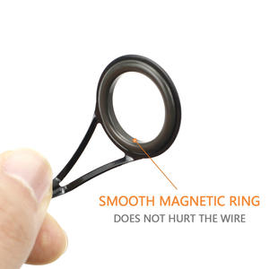 Vente chaude 35 pièces composants de <span class=keywords><strong>canne</strong></span> à pêche accessoires <span class=keywords><strong>remplacement</strong></span> bricolage céramique acier inoxydable rouleau Guides <span class=keywords><strong>anneau</strong></span> et embouts ensembles - Product Image 3