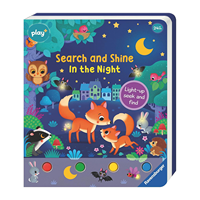 OEM Play+ Chercher et briller dans la nuit - Livre audio pour bébés - Activités et développement pour les tout-petits de 0 à 6 ans
