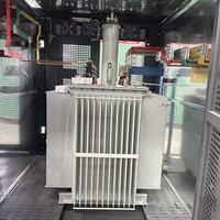 Transformateur de puissance immergé dans l'huile hermétique GUOYUE 315 kVA S13-M triphasé pour utilisation en poste de transformation extérieur