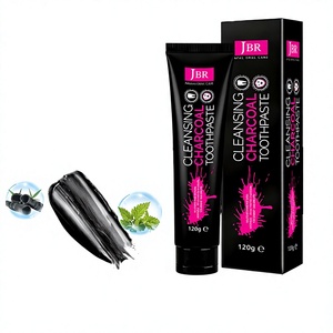 <span class=keywords><strong>Dentifrice</strong></span> au <span class=keywords><strong>charbon</strong></span> de bambou double couleur à rayures bicolores pour l'élimination des taches dentaires, le nettoyage en profondeur, le soin de l'émail et des gencives, et une fraîcheur rafraîchissante - Product Image 5