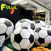 Vente directe d'usine, ballon de football gonflable de haute qualité pour la décoration d'événements / pour la publicité