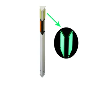 Tam giác delineator bài đường cao tốc cạnh an toàn cảnh báo bollard giao thông PVC đường bài với phát quang và phản xạ phần