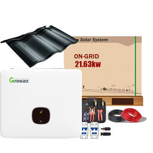 Sistema de techo solar fotovoltaico, estación de energía de tejas de 21.63kw, panel solar conectado a la red, Suiza - Product Image 1