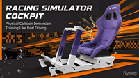 Nuevo Simulador de Carreras con Asiento Deportivo Cómodo, Asiento de Carreras, Simulador de Conducción de Automóviles