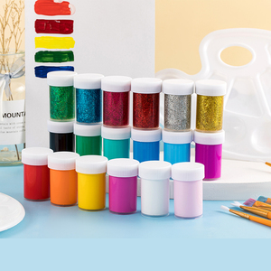 Confezione di vernice acrilica non tossica 18 <span class=keywords><strong>colori</strong></span> 22ml di vendita calda - Product Image 2