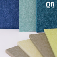 Panneaux acoustiques en PET 100% recyclé, matériau de réduction du bruit, panneau acoustique en polyester pour bureau