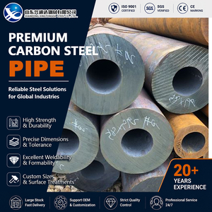 ท่อเหล็กคาร์บอน A192 Q235B API 5L Gr.B รีดเย็น ขนาด 219.1 มม. หนา 20 มม. Sch10 ASTM A53 สำหรับระบบท่อส่ง - Product Image 1