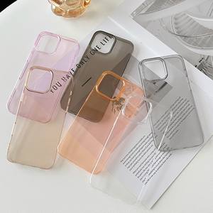 Étui de protection antichoc en PC rigide effet peau de luxe pour téléphone portable 17 ProMax 16 15 14 12 <span class=keywords><strong>11</strong></span> – 6 couleurs – OEM Tendance - Product Image 1