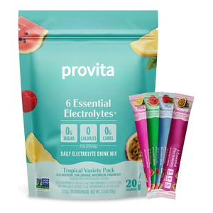 Hương vị trái cây điện bột uống hỗn hợp 6-Inc C & kẽm hydrat hóa pha trộn Vitamin C & Zing - Product Image 1