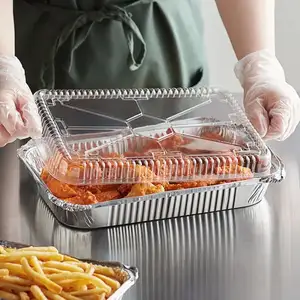 Có thể tái chế Takeaway nhôm lá mỏng dùng một lần nhôm lá mỏng container