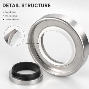 Joint d'étanchéité d'arbre de compresseur d'<span class=keywords><strong>air</strong></span> en PTFE, PU, acier inoxydable, pour compresseur d'<span class=keywords><strong>air</strong></span>, pompe à vide, arbre rotatif, faible friction, haute vitesse, personnalisé OEM - Product Image 2