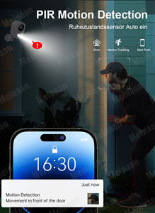 <span class=keywords><strong>Alexa</strong></span> Google Home <span class=keywords><strong>Compatible</strong></span> Tuya Smart WiFi Batterie IP CCTV <span class=keywords><strong>Caméra</strong></span> 3MP Sans Fil WiFi <span class=keywords><strong>Caméra</strong></span> de Sécurité avec Batterie Longue Durée - Product Image 4