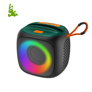 Loa Mini Di Động Cho Tiệc Tùng 8W Chống Nước Loa Mini Di Động Ngoài Trời Có Đèn RGB Loa Siêu Trầm Mini Di Động Có Giá Đỡ Điện Thoại Radio - Product Image 2