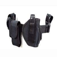 Lot de 10 pochettes tactiques, ceinture tactique réglable en nylon, ensemble de ceinture de service, ceinture de chasse, étui pour arme à feu, porte-bâton