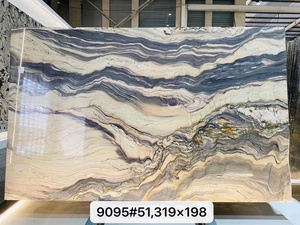 Losas de cuarzo azul, piedra natural de Brasil, explosión pulida, cuarzo azul <span class=keywords><strong>con</strong></span> libro - Product Image 4