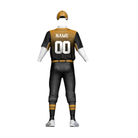 Ensemble d'uniformes de baseball personnalisés : Maillot et pantalon pour équipes sportives, activités athlétiques, entraînements et matchs de baseball 100% coton à manches courtes