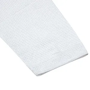 Peignoir de bain durable 65% polyester 35% coton léger gaufré hôtel spa unisexe