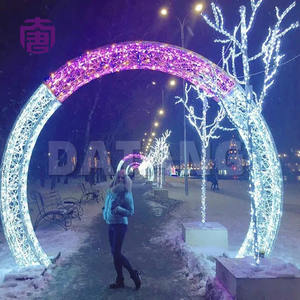 Arco de luz LED 3D personalizado para decoración navideña y festiva durante todo el año, impermeable IP65 - Product Image 6