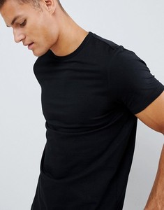 T-shirt Nera in Cotone Pima di Alta Qualità <span class=keywords><strong>Tks</strong></span> Wtkslesale, Personalizzabile con il Tuo Logo, Vestibilità Slim per Uomo - Product Image 3