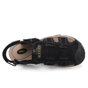 <span class=keywords><strong>Sandalias</strong></span> <span class=keywords><strong>de</strong></span> <span class=keywords><strong>Vestir</strong></span> <span class=keywords><strong>de</strong></span> Cuero con Suela Gruesa para <span class=keywords><strong>Hombre</strong></span>, <span class=keywords><strong>Sandalias</strong></span> Cerradas Cómodas para Exteriores para Pescadores - Product Image 4