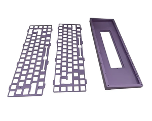 Nhà máy tùy chỉnh kim loại Anodizing Hợp kim nhôm bàn phím trường hợp tấm CNC gia công Bàn phím cơ khí - Product Image 1