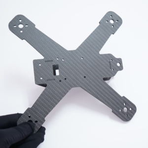 3K sợi carbon UAV bộ phận <span class=keywords><strong>3</strong></span> inch Quadcopter bay không người lái với máy ảnh điều khiển từ xa máy bay - Product Image 3