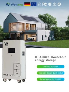 Wattzing 6000cycle EU <b>Battery</b> EMS 16KW <b>48V</b> 51.2v 100Ah 200Ah 314ah Home Power Wall-Mounted Lithium Ion <b>Battery</b> - Product Image 2