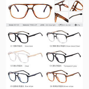 <span class=keywords><strong>Gafas</strong></span> de <span class=keywords><strong>Hombre</strong></span> con Doble Puente TR90, Montura Cuadrada de <span class=keywords><strong>Moda</strong></span>, Lentes Transparentes Anti Luz Azul, Montura Óptica Retro para <span class=keywords><strong>Hombre</strong></span>, <span class=keywords><strong>Gafas</strong></span> para Computadora - Product Image 2