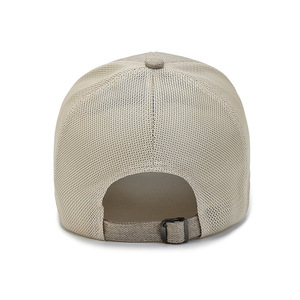 Men's Breathable Baseball Cap Khaki Black Dark Gray Light Gray Cotton <b>Summer</b> Sun <b>Hat</b> For Adults Outdoor Shade Protection - Product Image 3