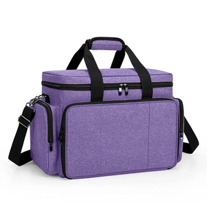 Adjustable Professional Salon Tools Carrying Bag Travel Women Medium Capacity <b>Makeup</b> Train <b>Case</b> Zipper Letter Water Resistant - Product Image 3