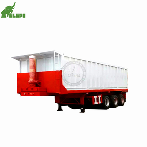 Semi-<span class=keywords><strong>remorque</strong></span> porte-conteneurs hydraulique <span class=keywords><strong>de</strong></span> 20 pieds et 40 pieds avec benne <span class=keywords><strong>basculante</strong></span> avant <span class=keywords><strong>pour</strong></span> la vente - Product Image 3