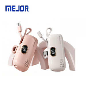 Nouvelle mini batterie portable 22,5 W Type-C à charge rapide USB C avec poignée 5000 mAh Power Bank de poche - Product Image 3