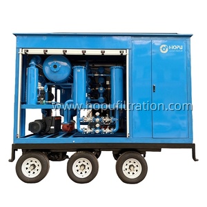 Nouveau système mobile de traitement d'huile de transformateur triphasé 380V à 3 essieux et 6 roues avec garantie de 5 ans - Product Image 3
