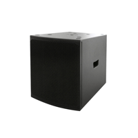 AAUDIO 618B 700W RMS 1800W Peak 8 Ohm Amplificateur de Subwoofer Actif en Bois 15 pouces avec Garantie de 3 Ans pour Systèmes Son Surround